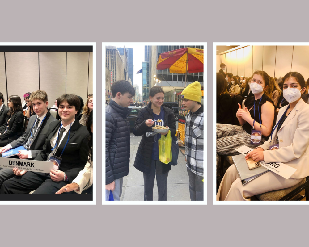 Barstow Alums at Model UN Barstow Memorial School