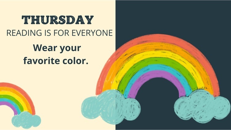 Thursday, wear your favorite color.